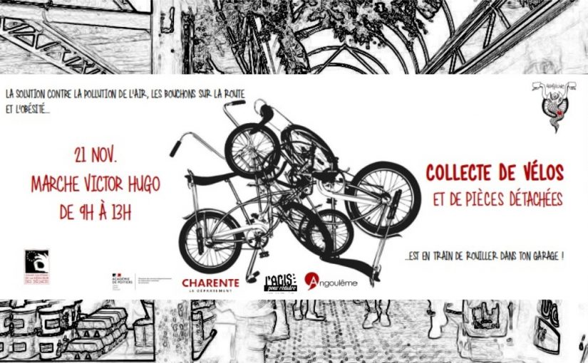 Collecte vélos et pièces détachées à Victor Hugo